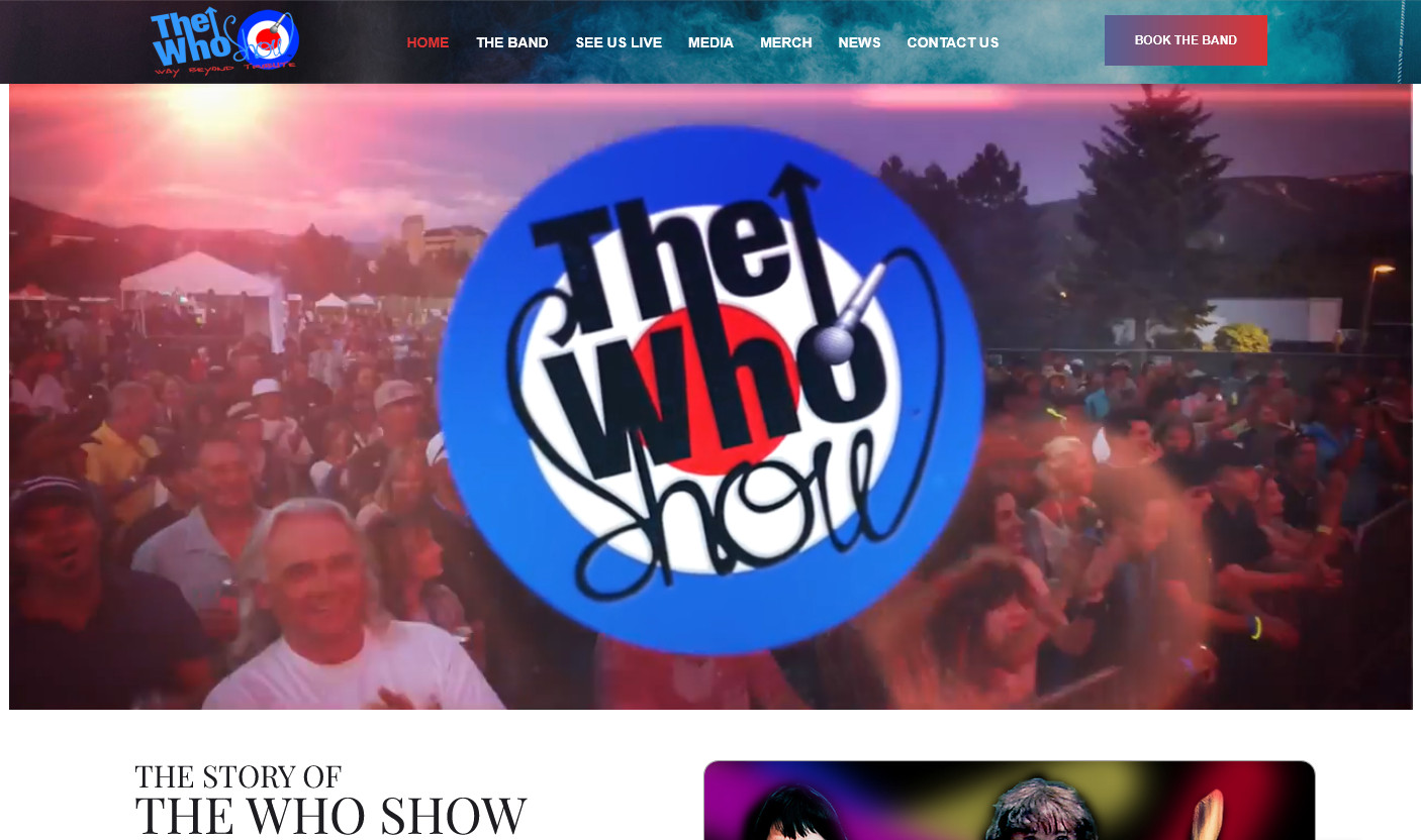 The Who Show made by Santa Cruz Webmasters