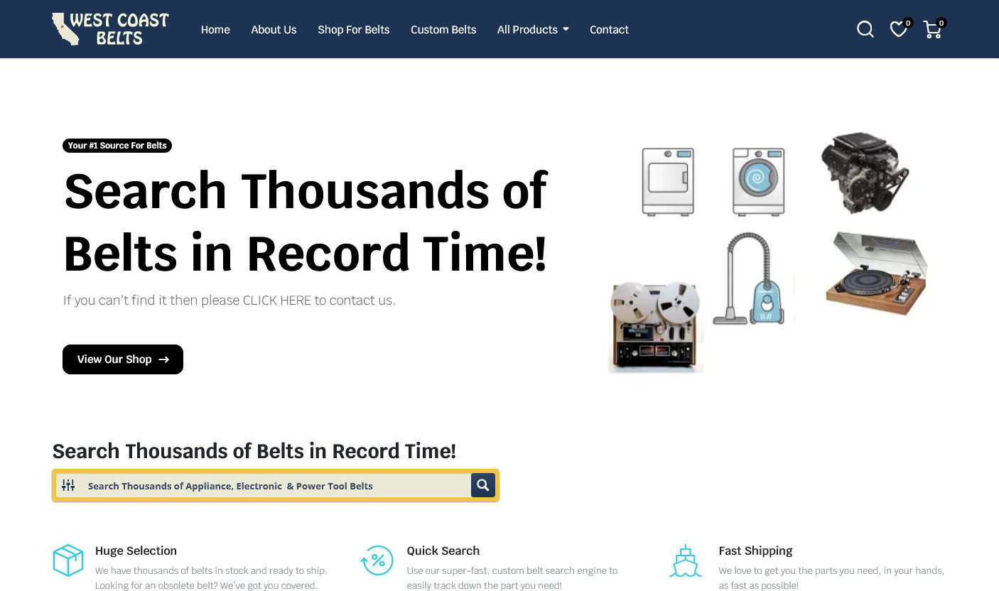 West Coast Belts made by Santa Cruz Webmasters